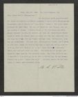 Nachlass Franz Steindachner, Brief von M. A. Wills an Franz Steindachner (27.12.1906), Inv.Nr. 598.01, Seite 1